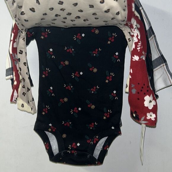 Nwt gorgeous carters holiday season long sleeve onesies - Picture 4 of 4